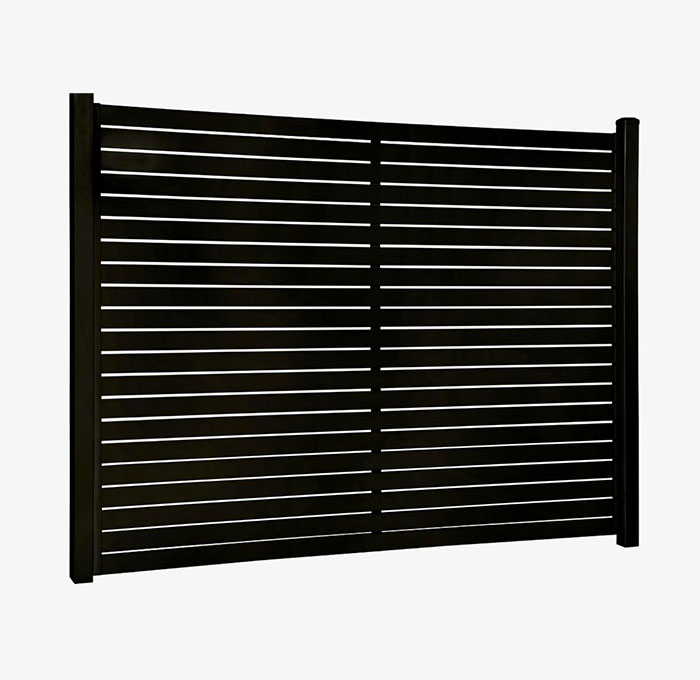 Custom aluminium slat fencing Burwood