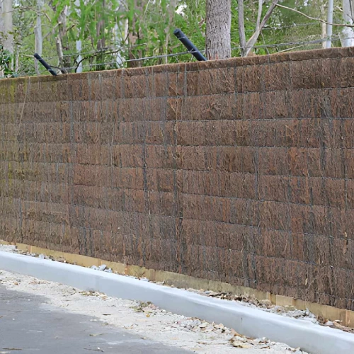 Commercial property brush fencing