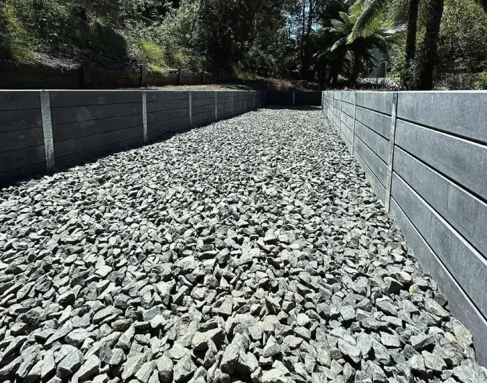 Retaining Wall Installation